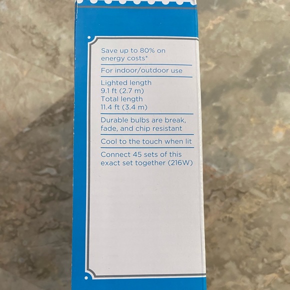 LED Cool White Icicle Holiday Lights - Picture 2 of 4